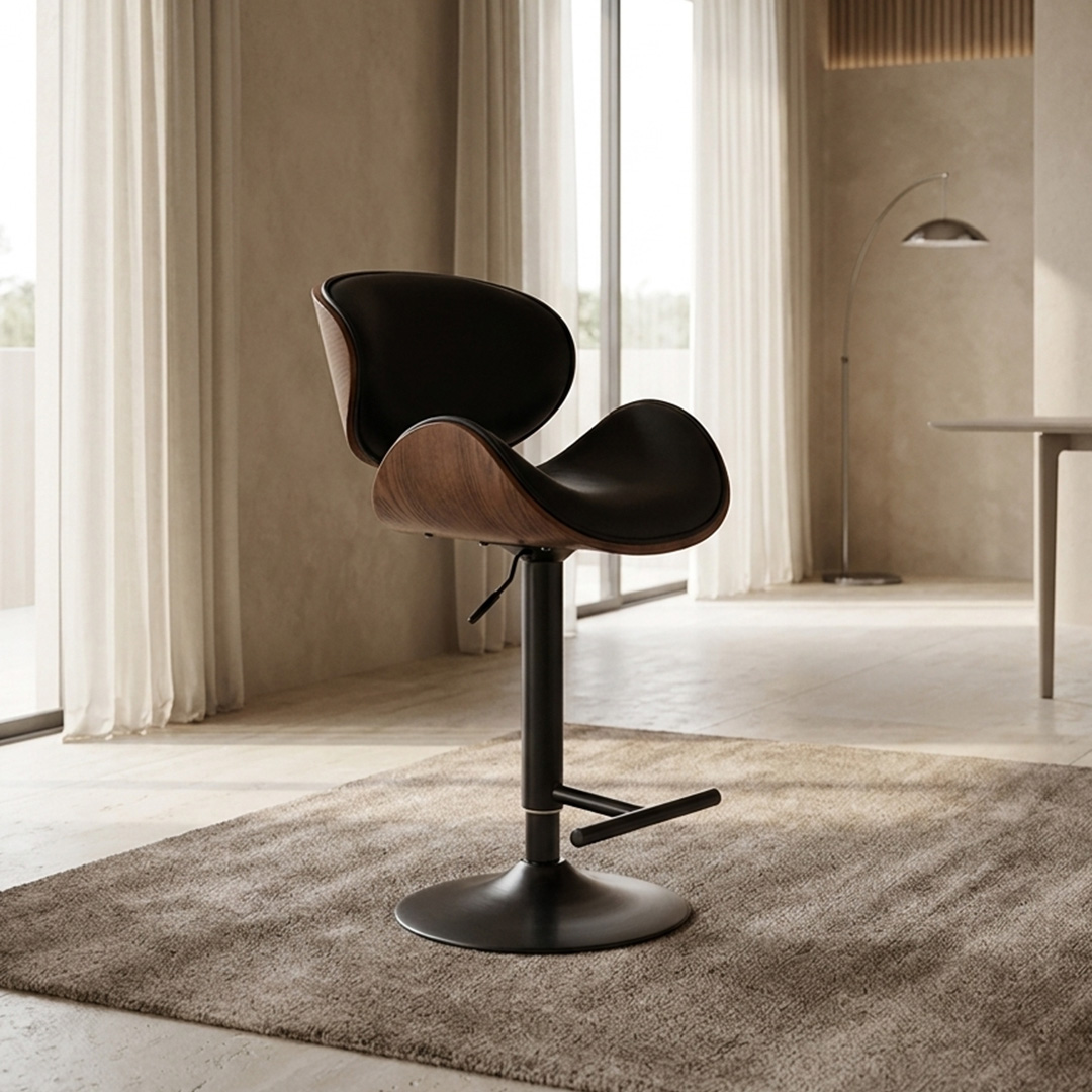Kinan Bar Chair Black