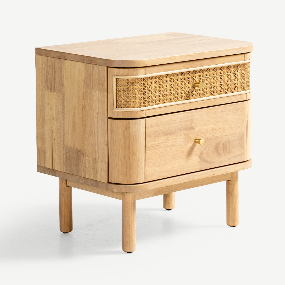 Railan Bedside Table Natural
