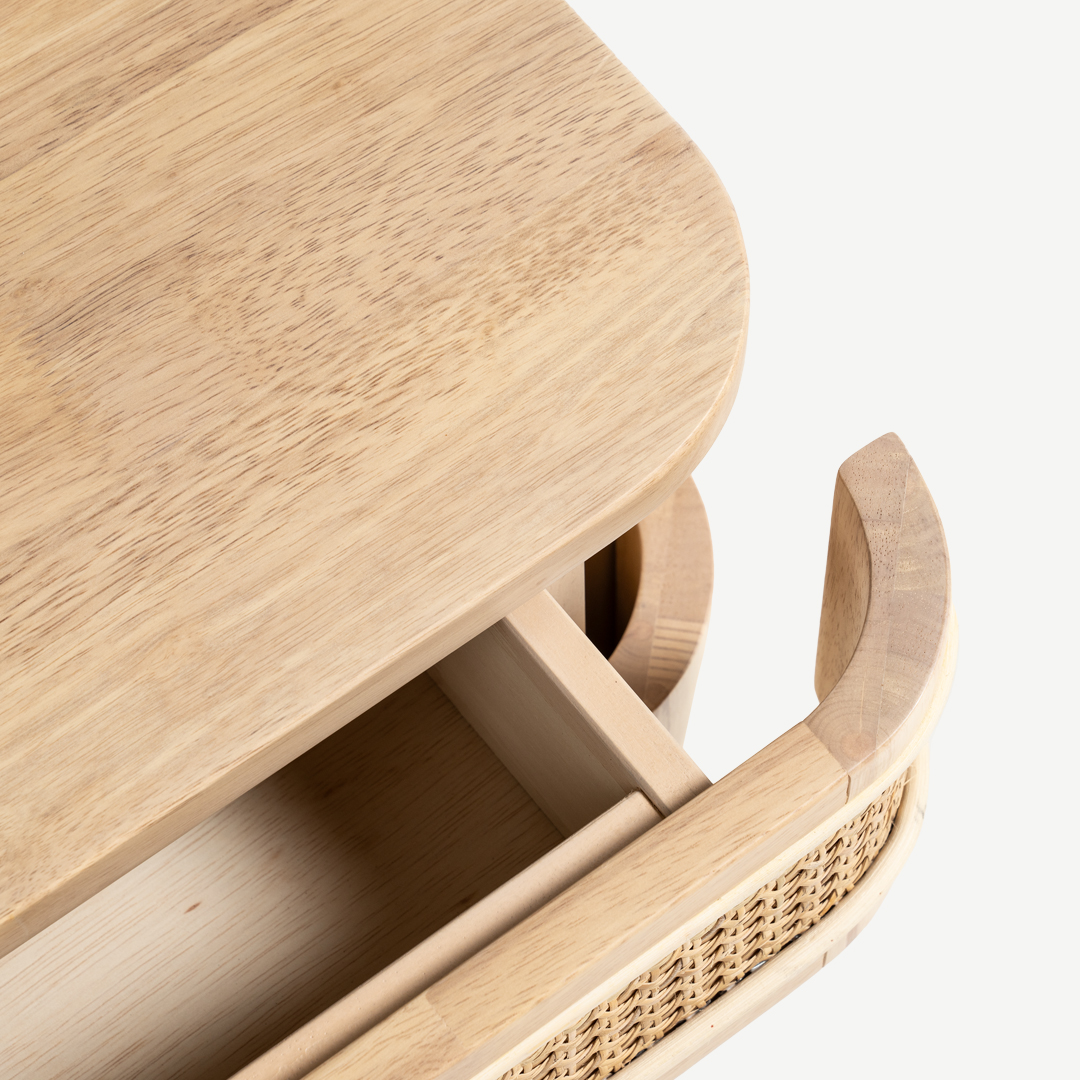Railan Bedside Table Natural