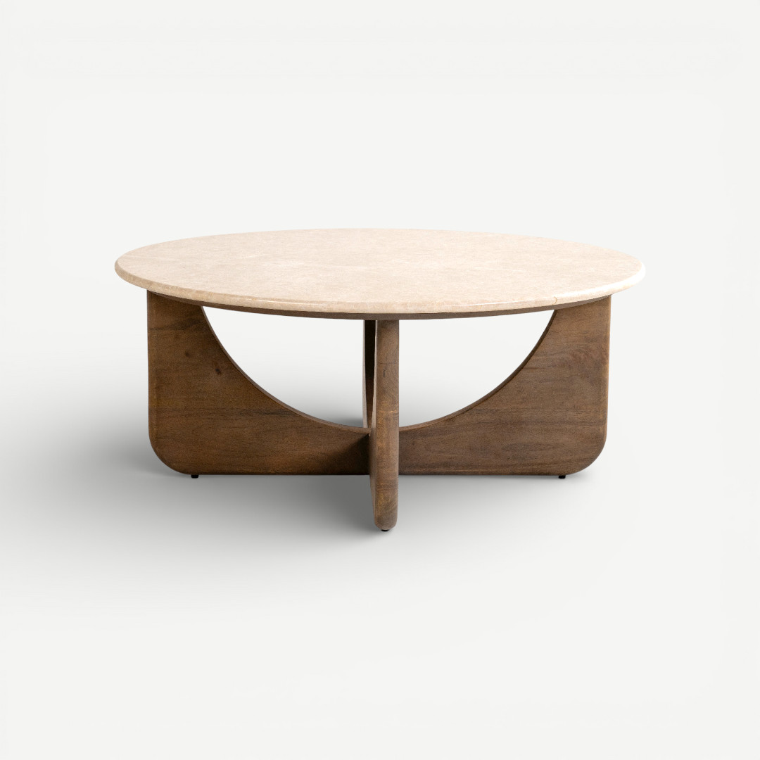 Araceli Marble Coffee Table Beige