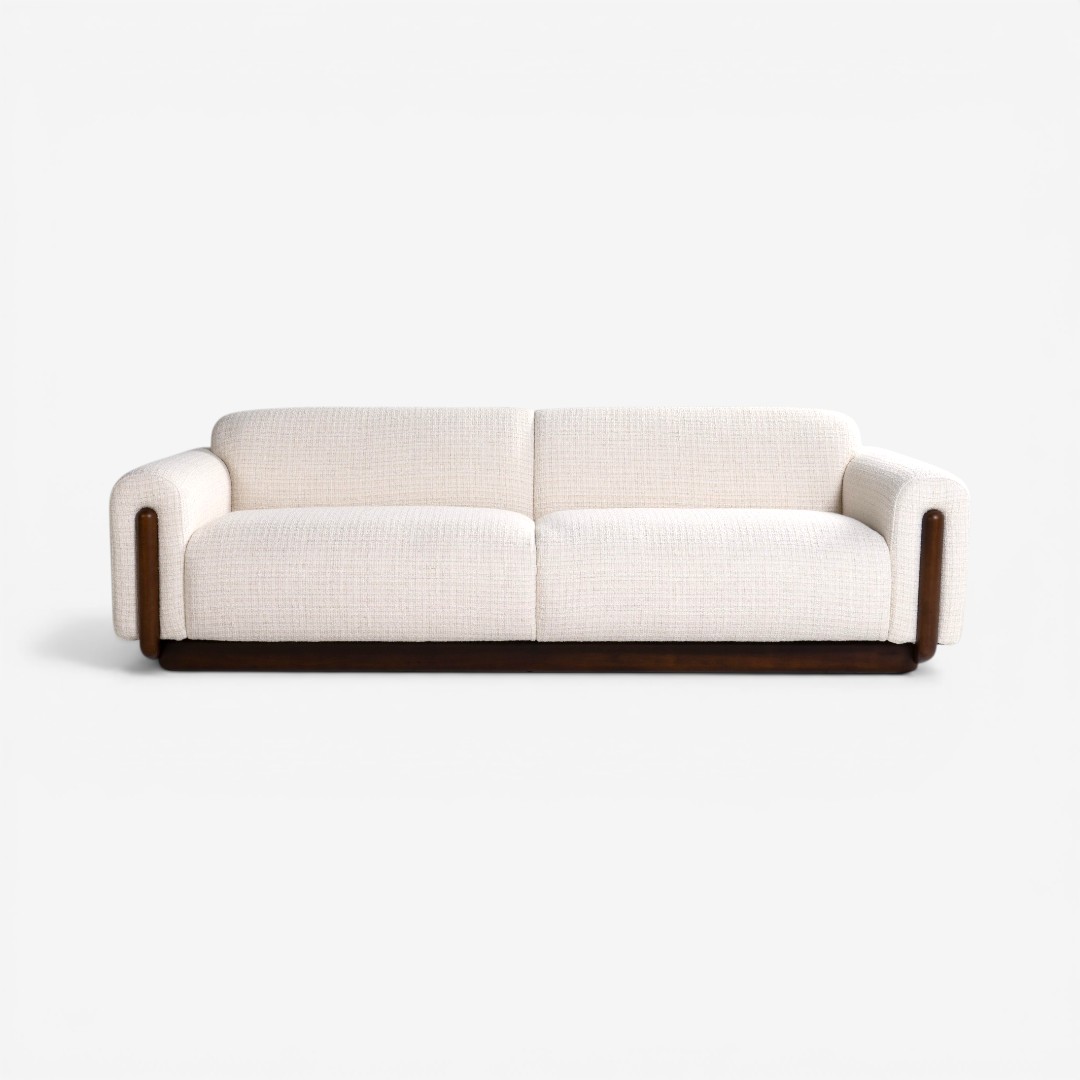 Merlis 3 Seater Sofa Ecru