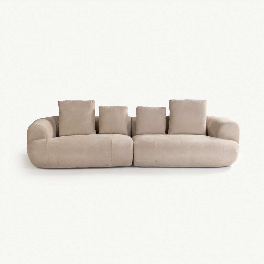 Miyata 4 Seater Sofa Beige