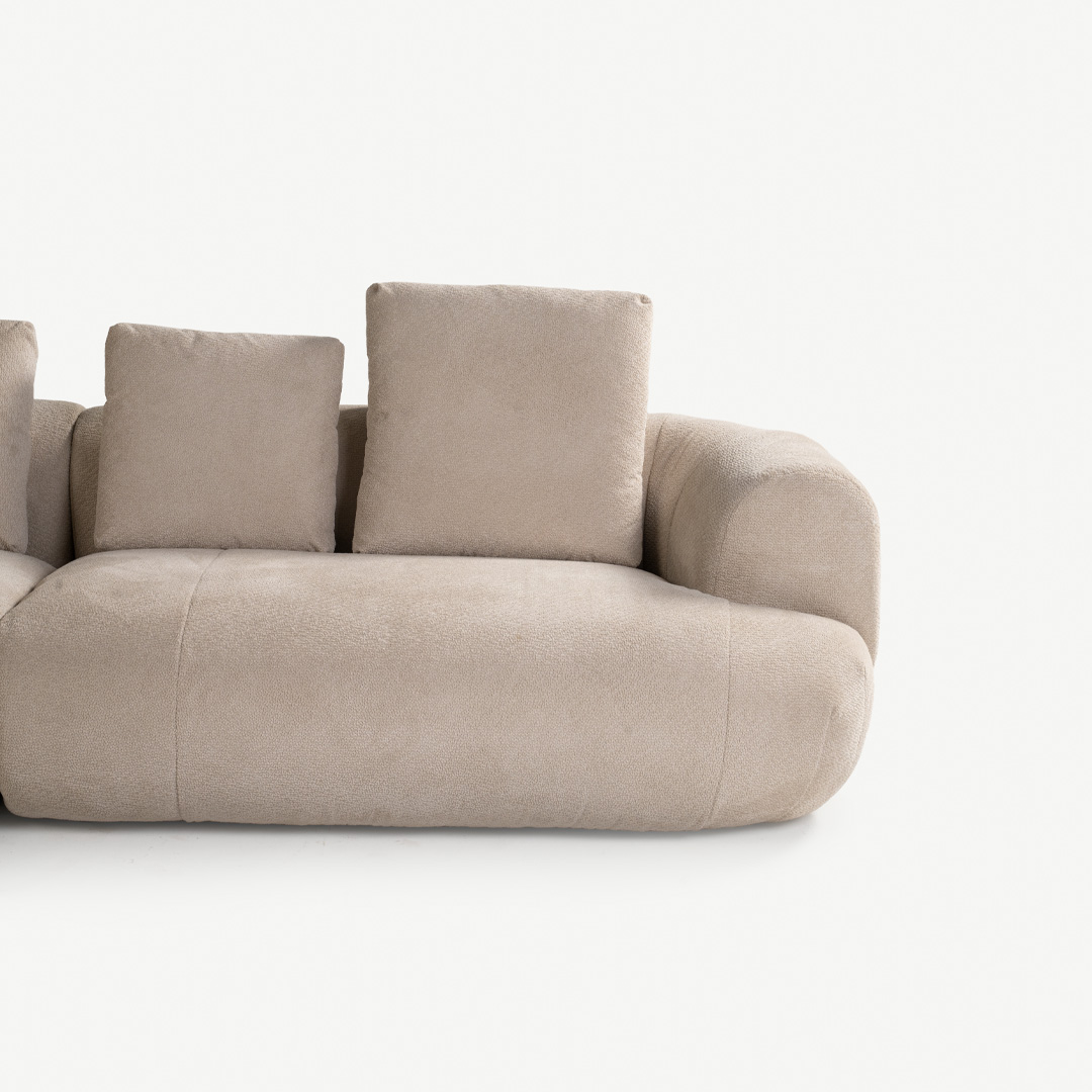 Miyata 4 Seater Sofa Beige