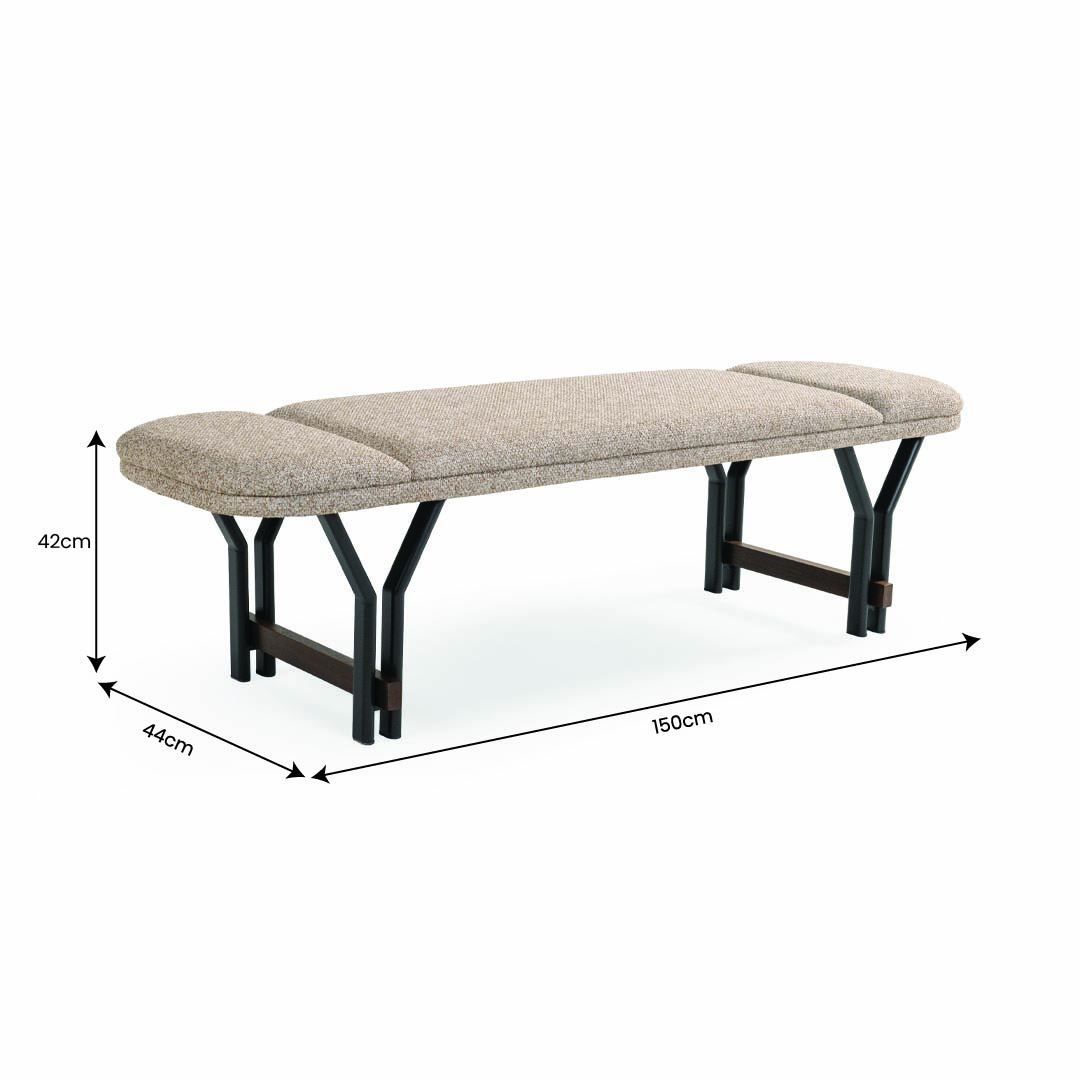 أوتارو مقعد بينش 150 سم - رملي