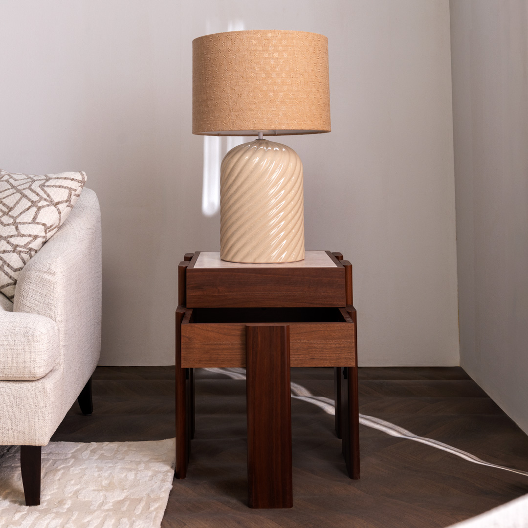 Milla Nest of Tables Walnut