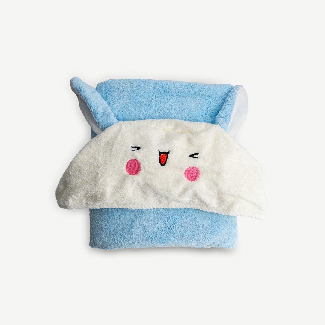 Venli Bathrobe Blue - 140cm