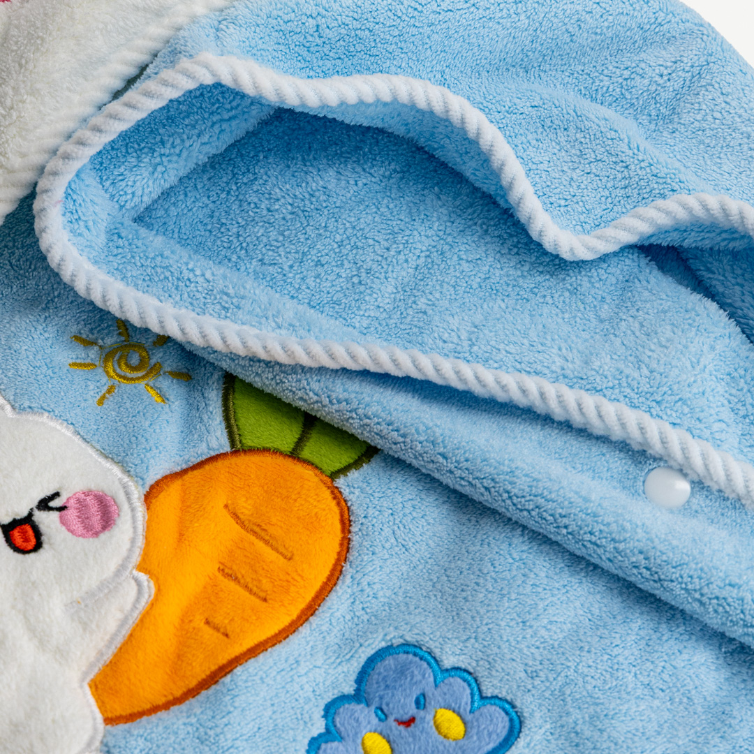 Venli Bathrobe Blue - 140cm
