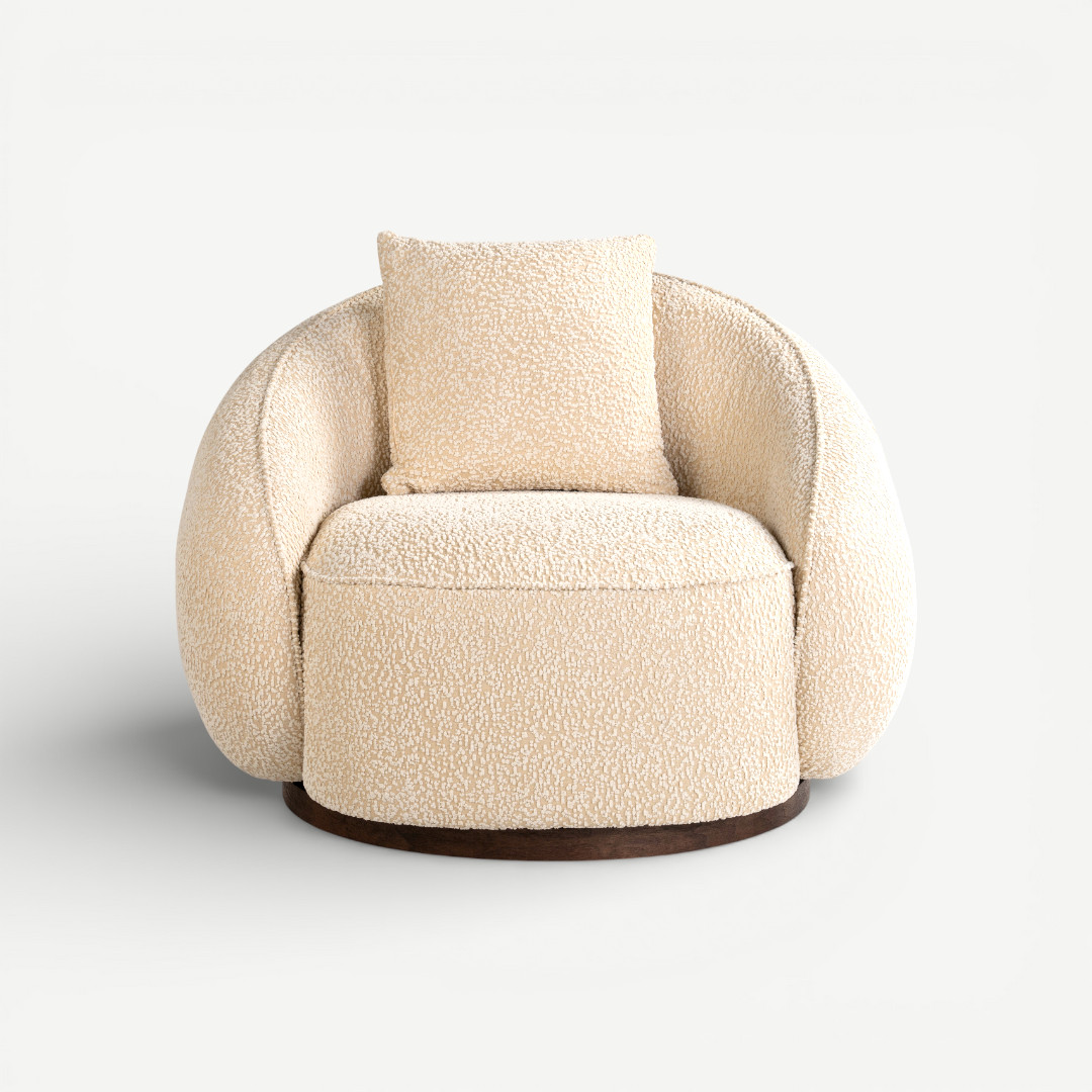 Vogue 1 Seater Sofa Cream