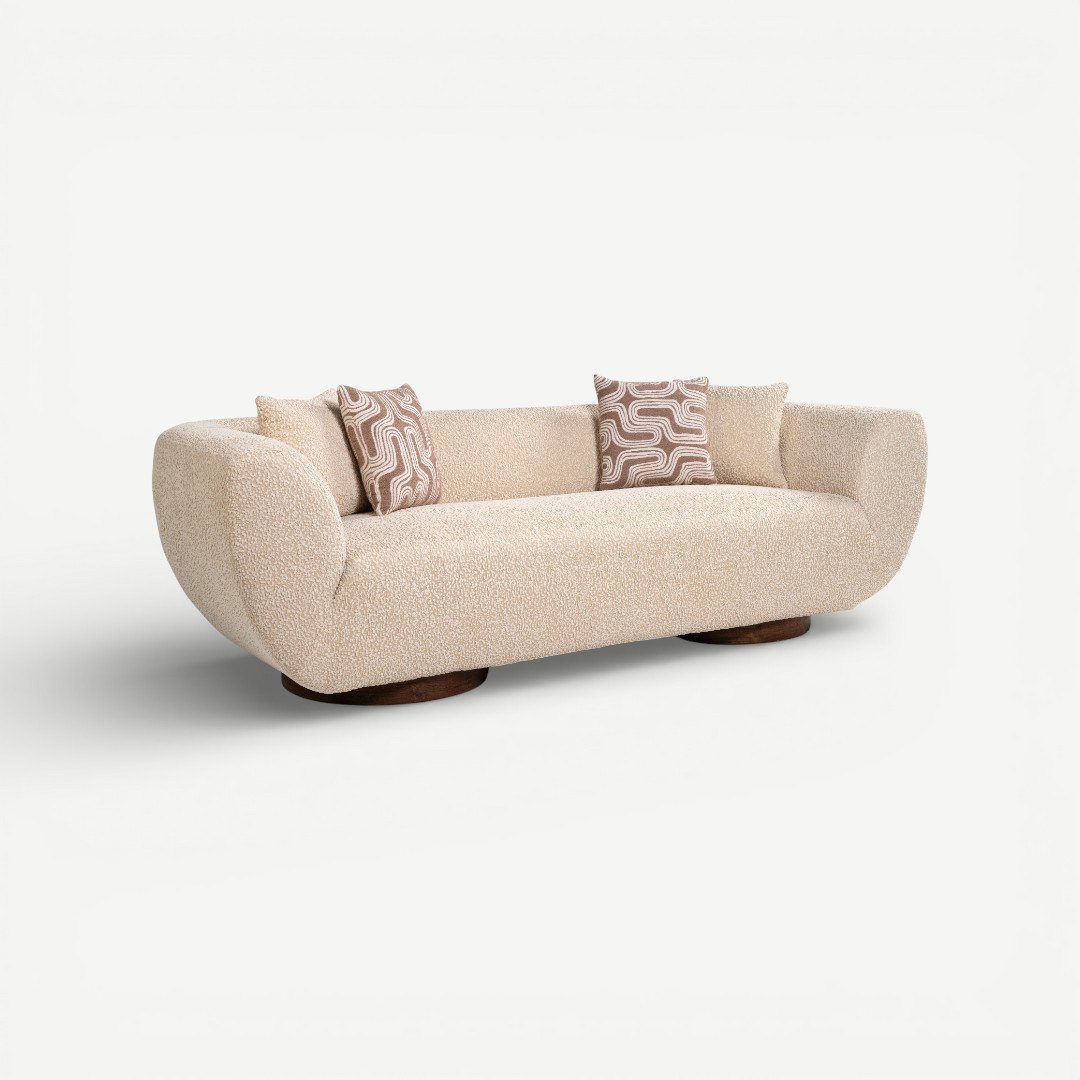 Vogue 3 Seater Sofa Cream