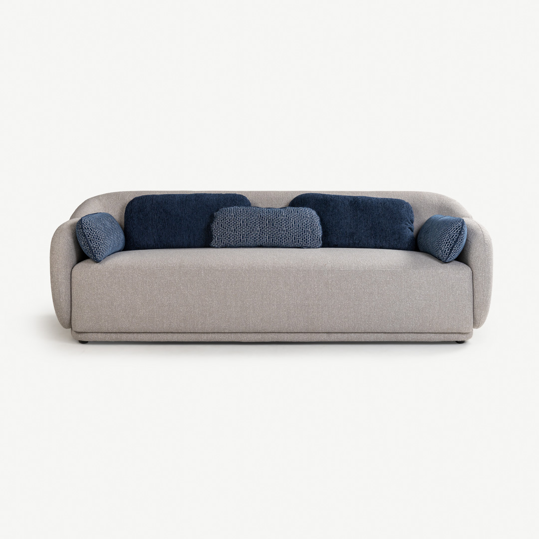 Jina 3 Seater Sofa Greige