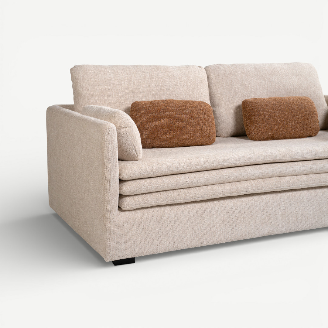 Heritage 2 Seater Sofa Beige