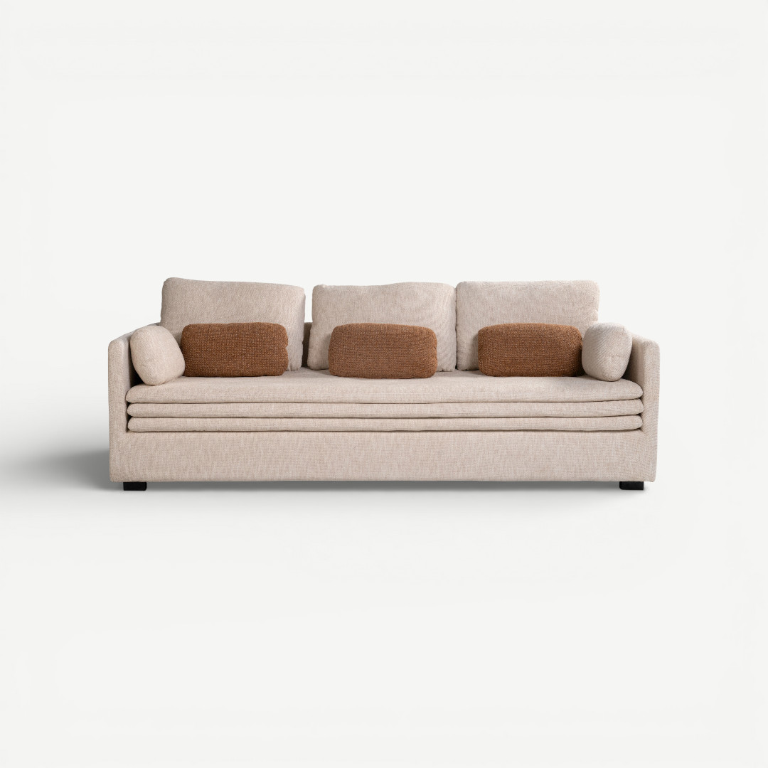 Heritage 3 Seater Sofa Beige