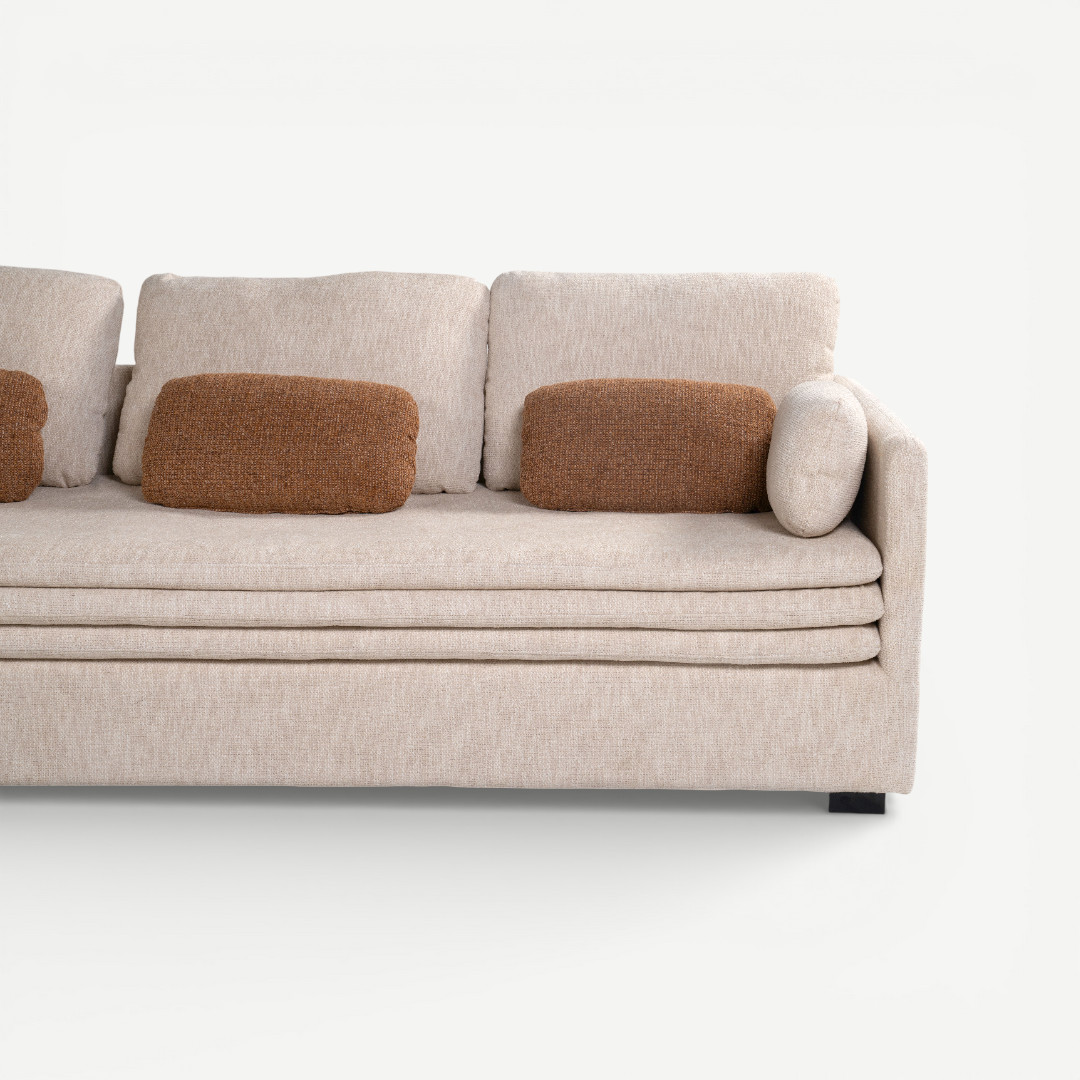 Heritage 3 Seater Sofa Beige