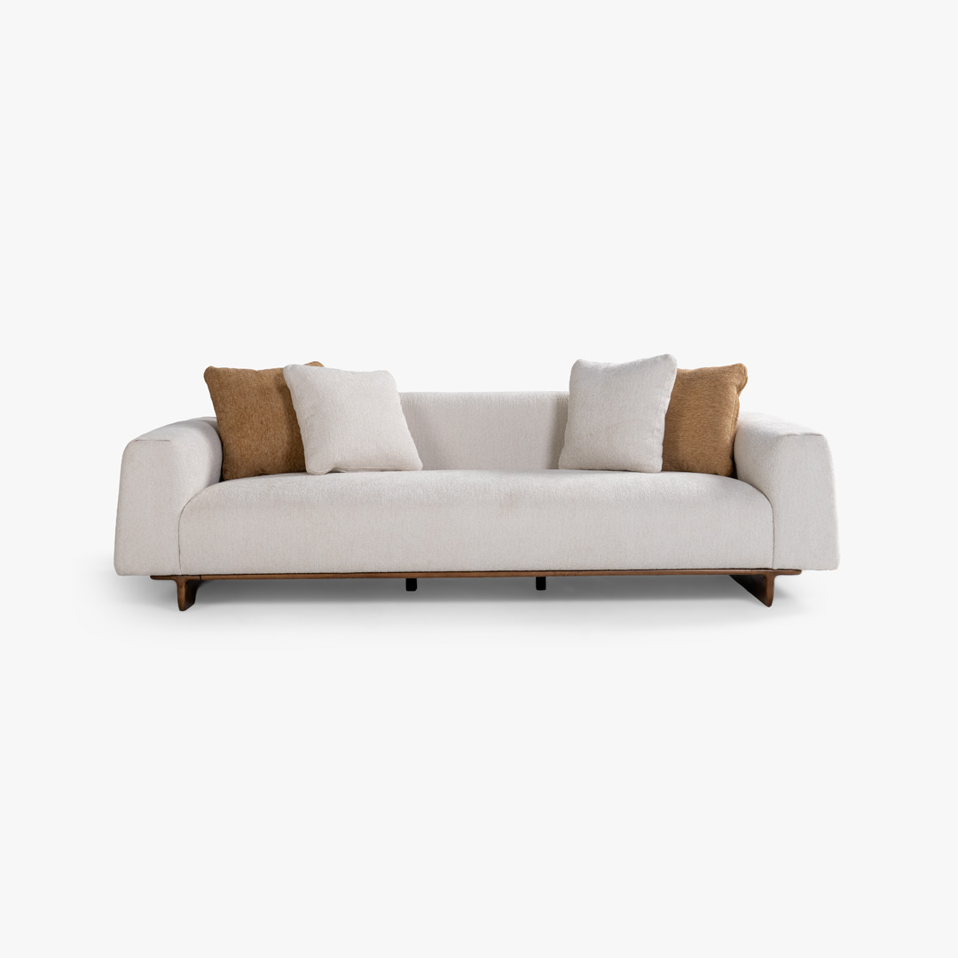 Hosea 4 Seater Sofa Grey