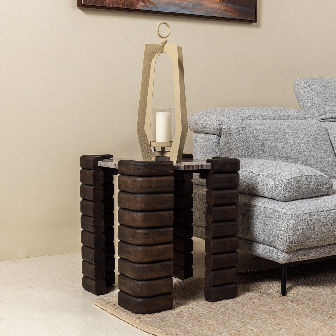 Tliji End Table Grey