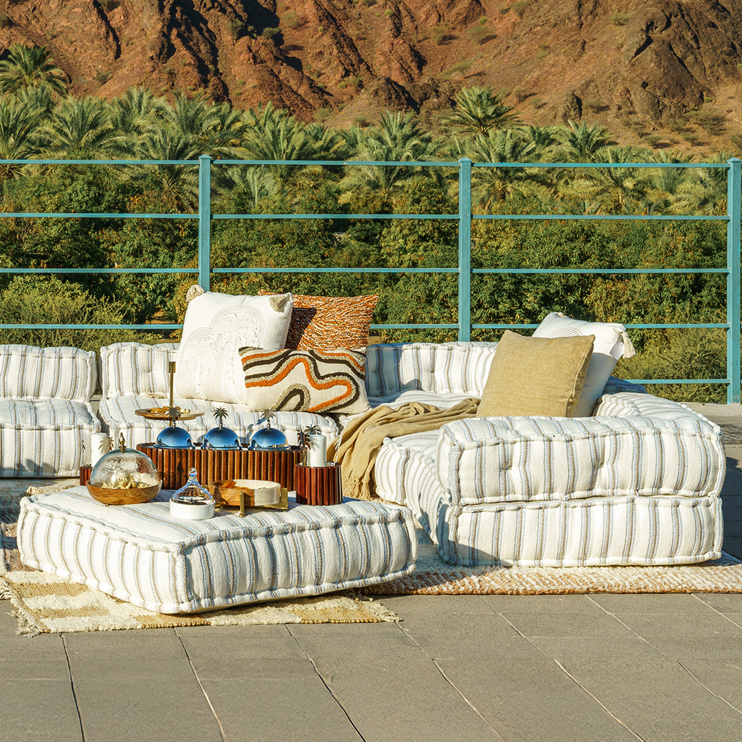 Heritage Corner Floor Cushion - Left