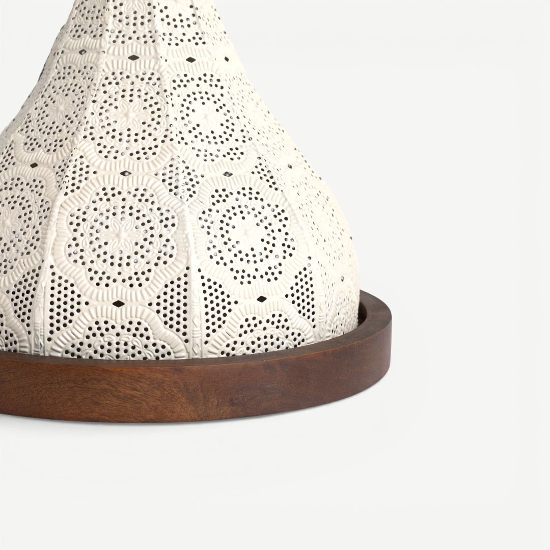 Mashrabiya Cake Dome Black-25x25cm