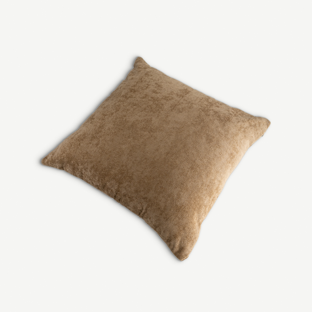 كوين غطاء وسادة - بني - 60x60 سم