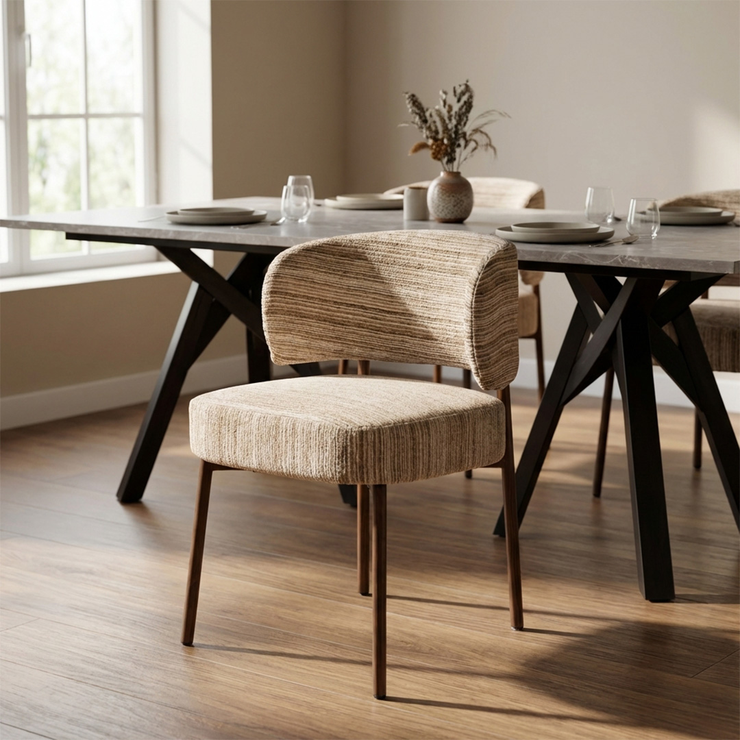 Niclas Dining Chair Greige