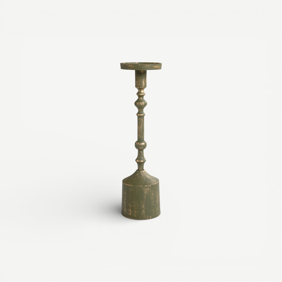 Leafy Lily Candle Holder 11x43cm