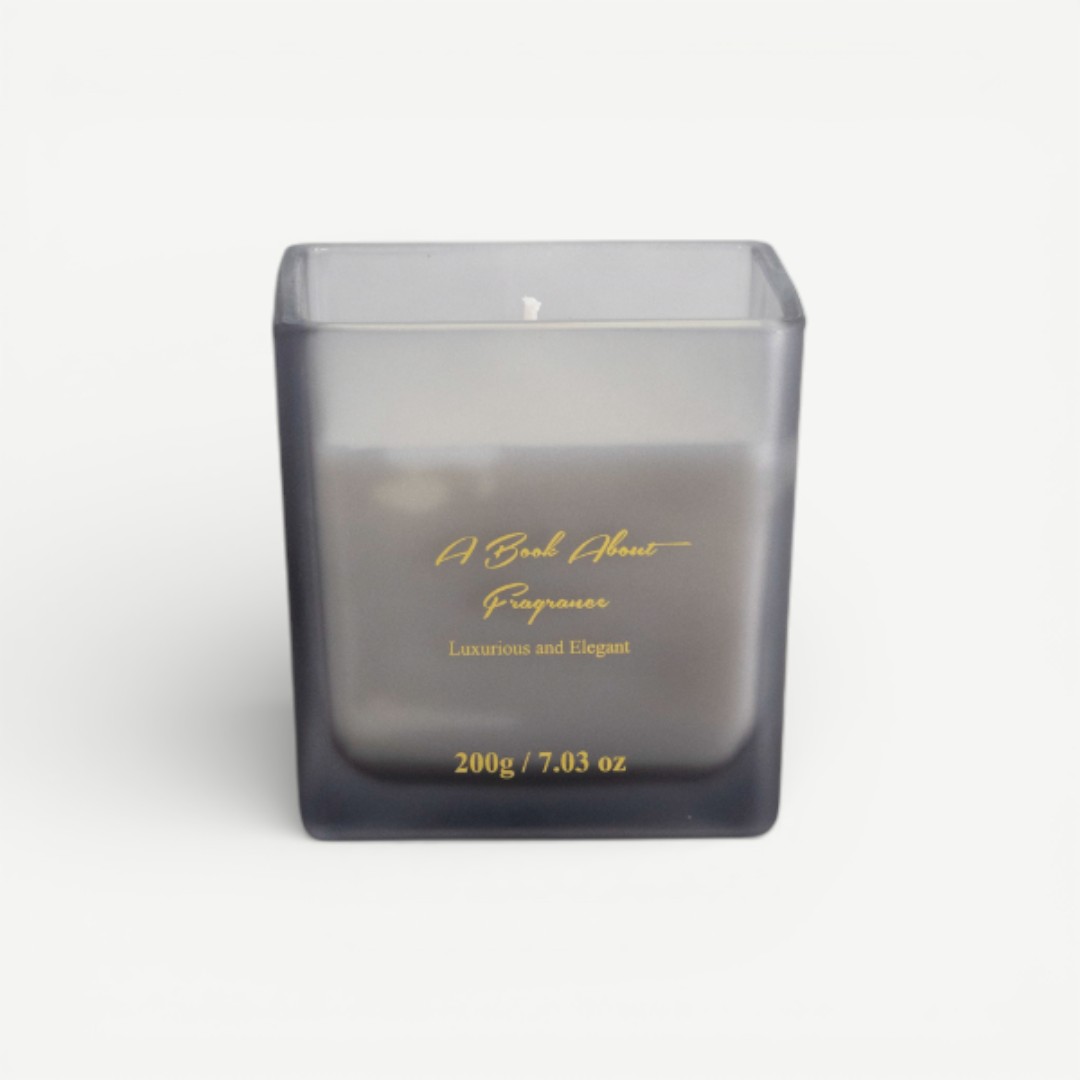 Leafy Jar Candle 200g-Champagne
