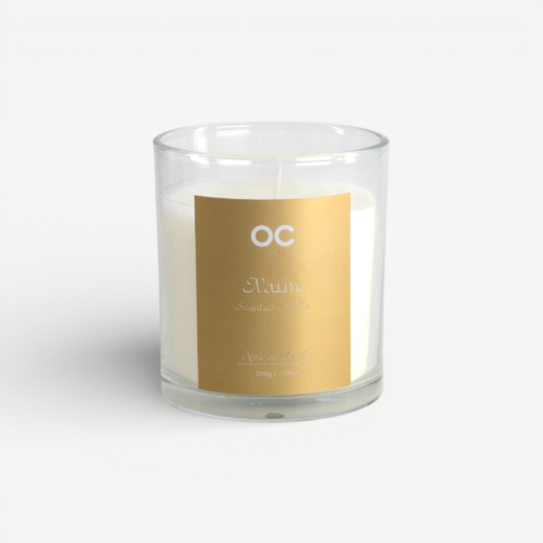 Naim Jar Candle 200g - Amber & Oud