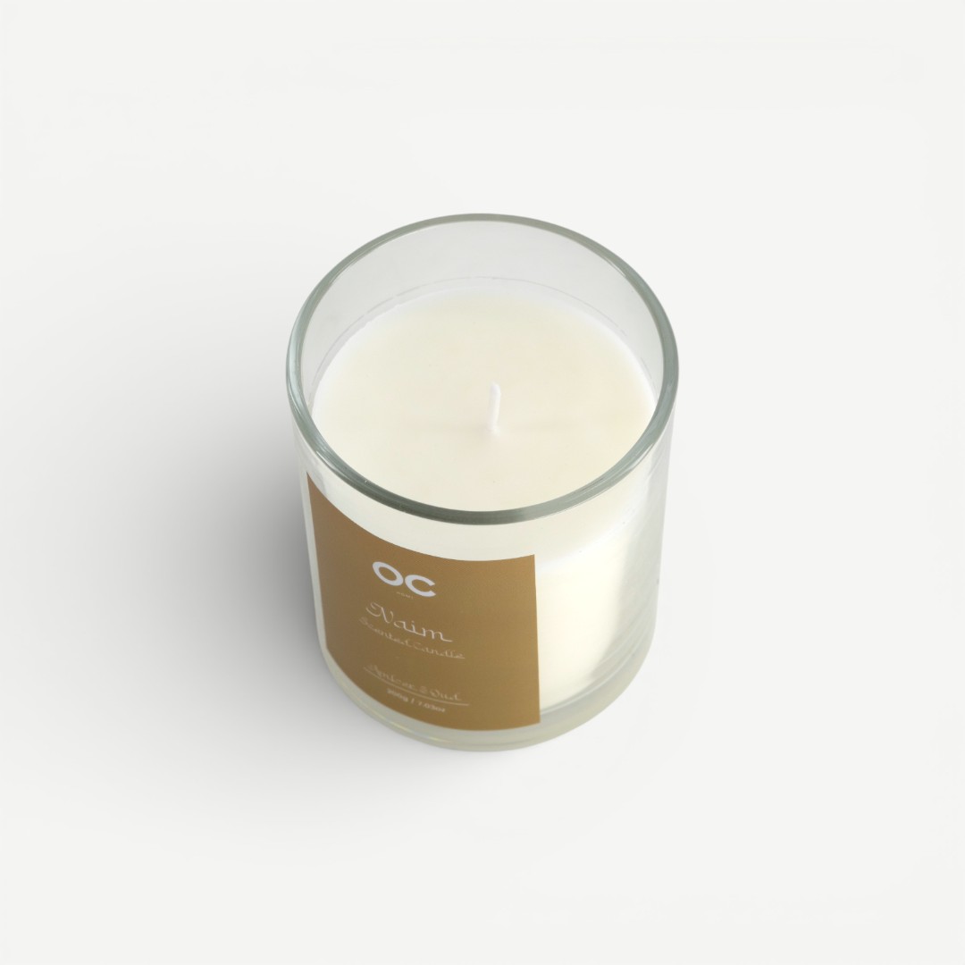Naim Jar Candle 200g - Amber & Oud