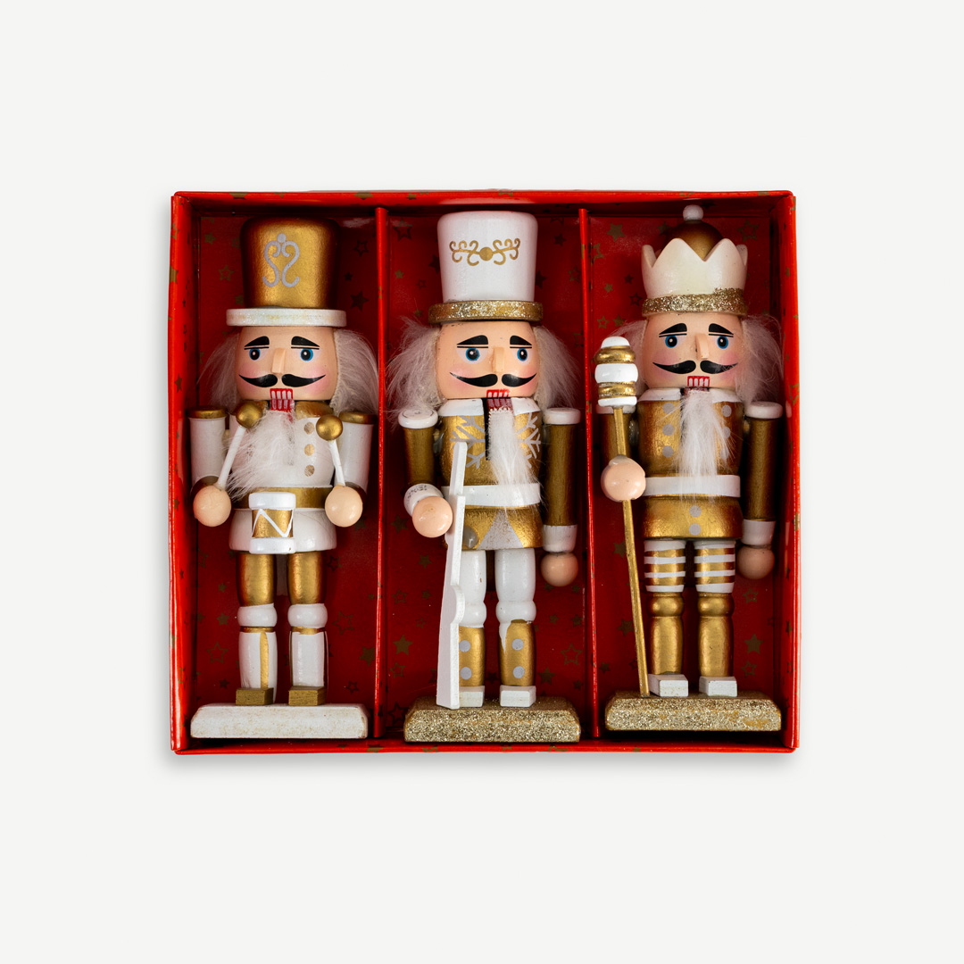 Christmas Nutcracker Gold -15cm