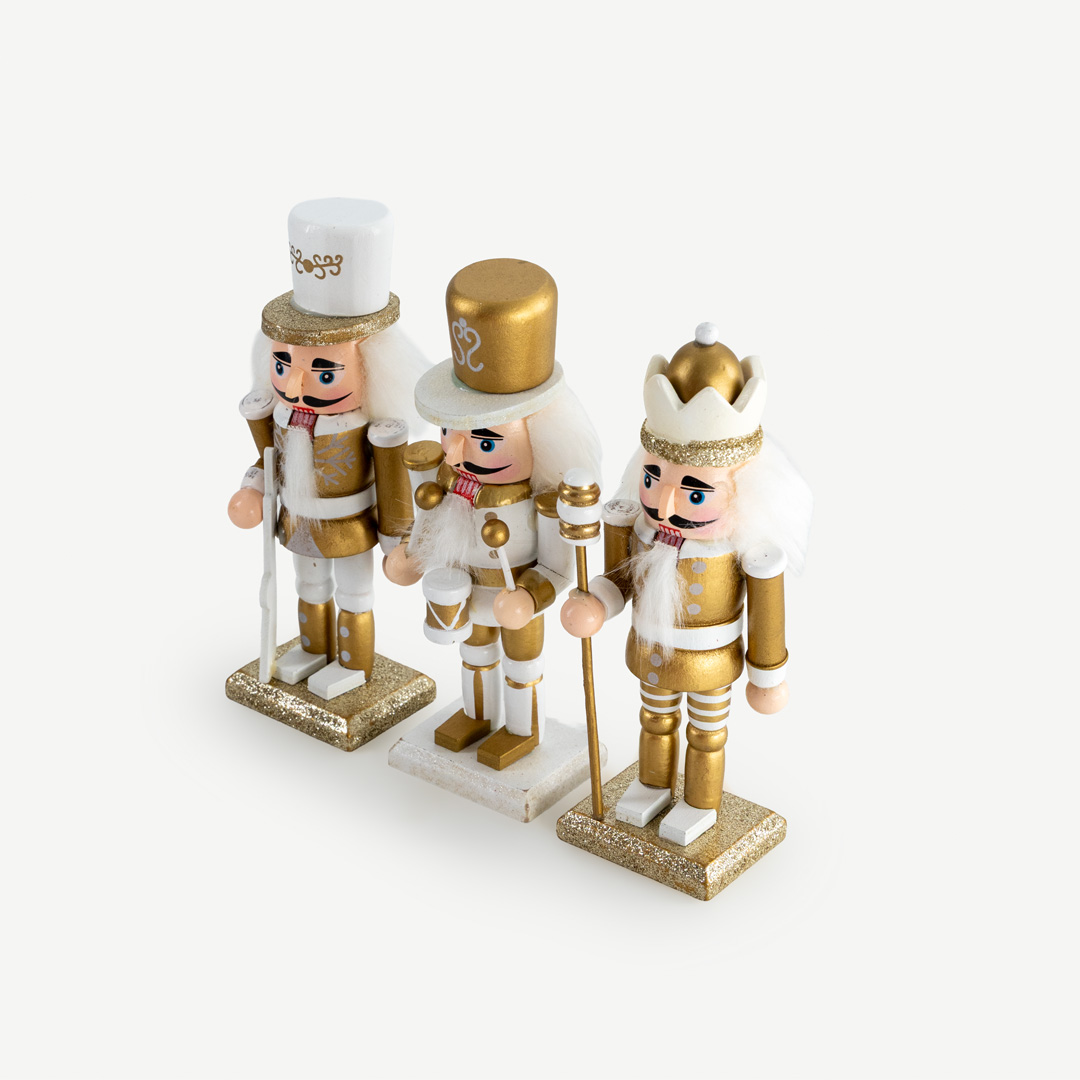 Christmas Nutcracker Gold -15cm