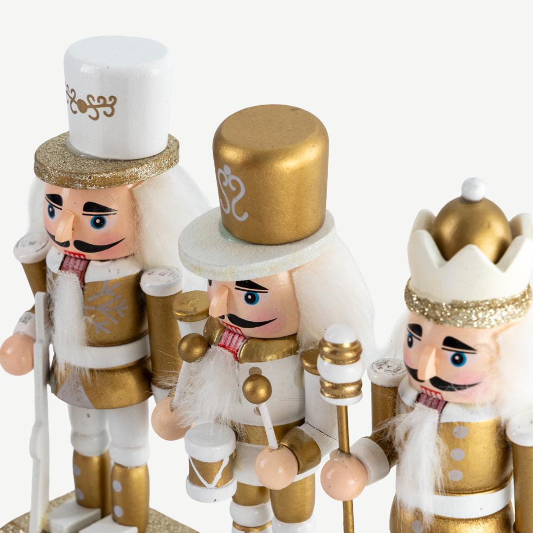 Christmas Nutcracker Gold -15cm
