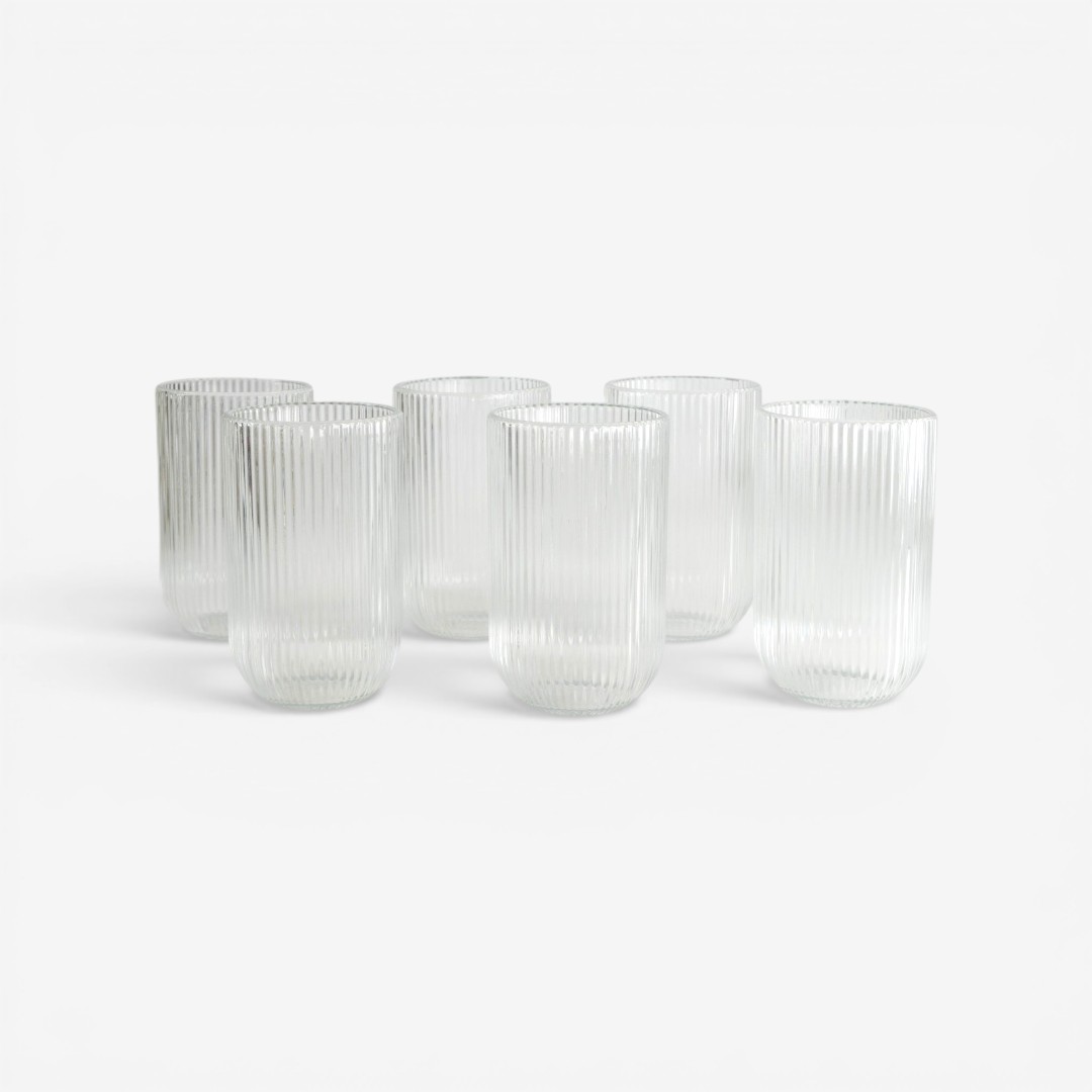 Aalya Glass Set of 6pcs - 405ML