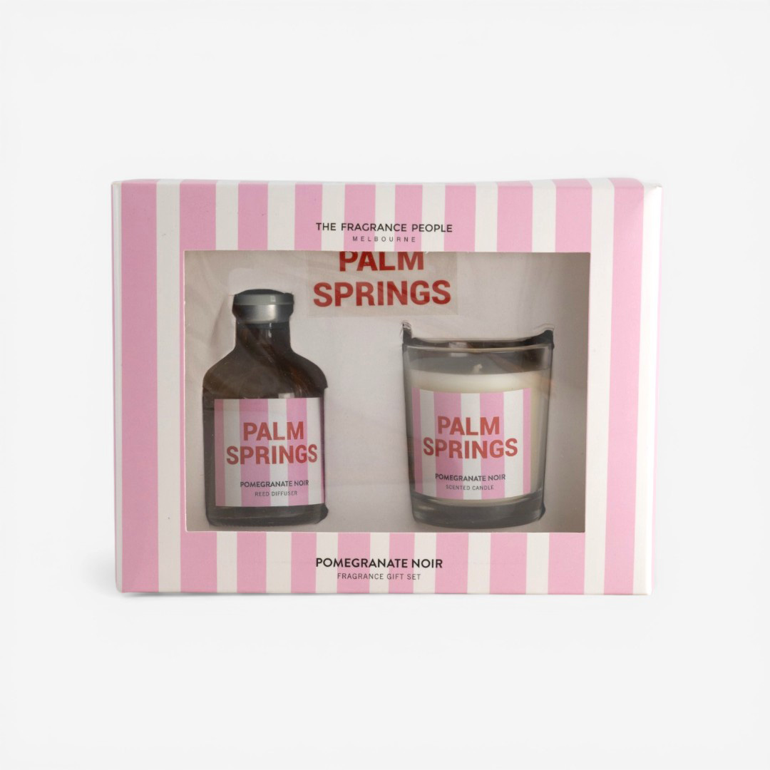 Voyage Gift Set Candle- Pomegranate Noir