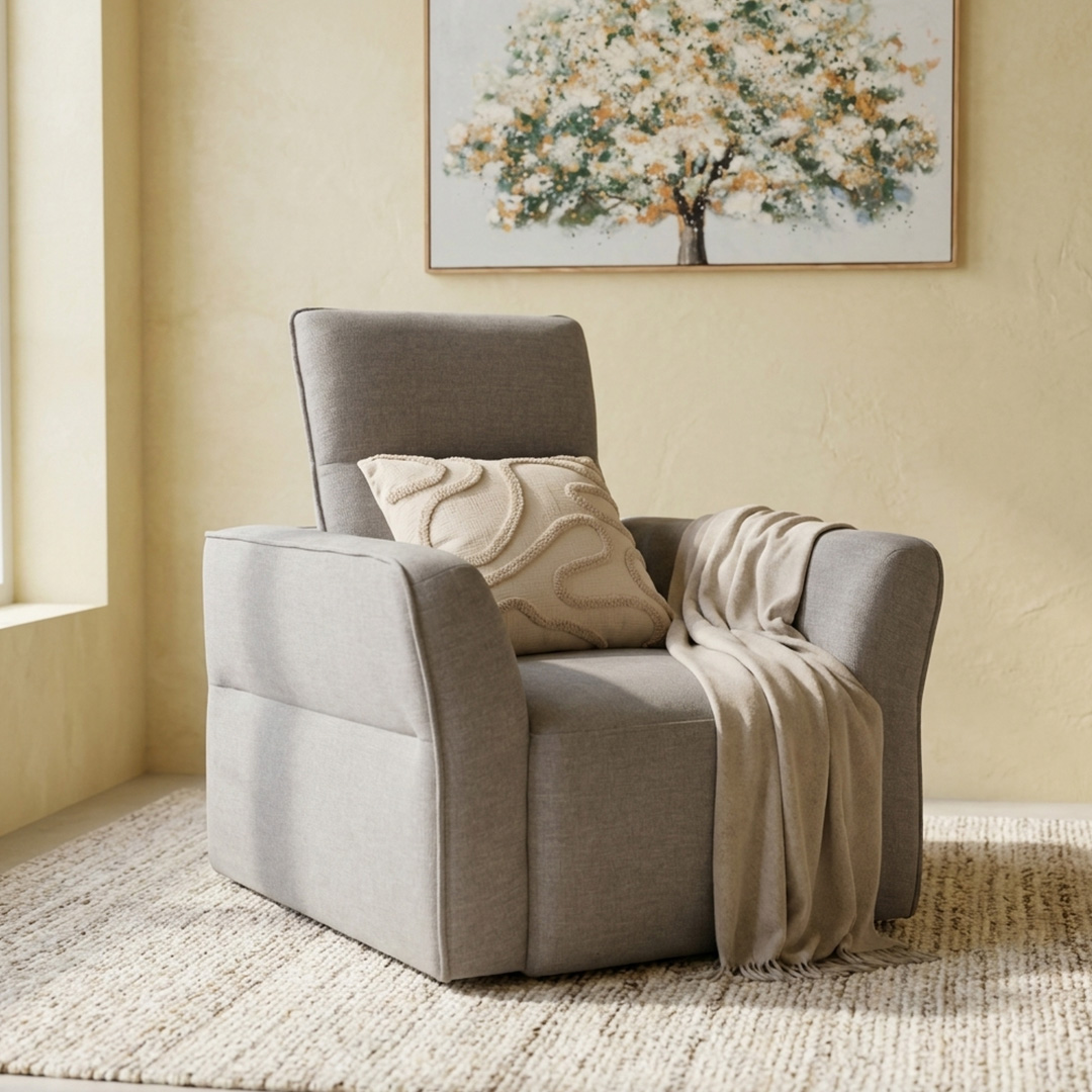 Dustan 1 Seater Sofa Greige