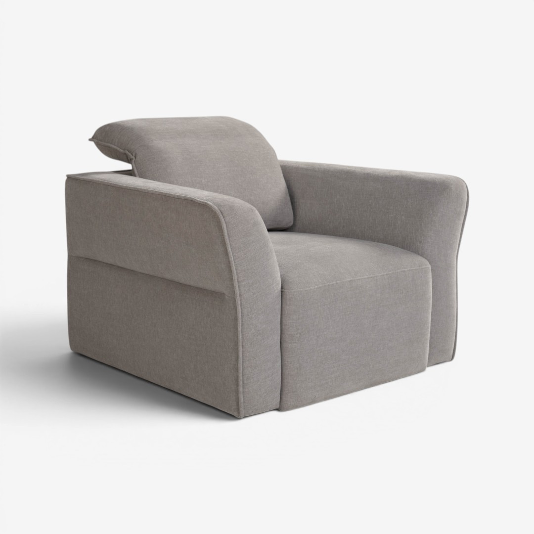 Dustan 1 Seater Sofa Greige